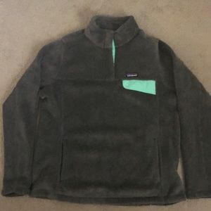 Teal and gray Patagonia jacket